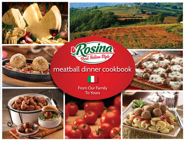 Rosina Meatball Dinner Cookbook cover image